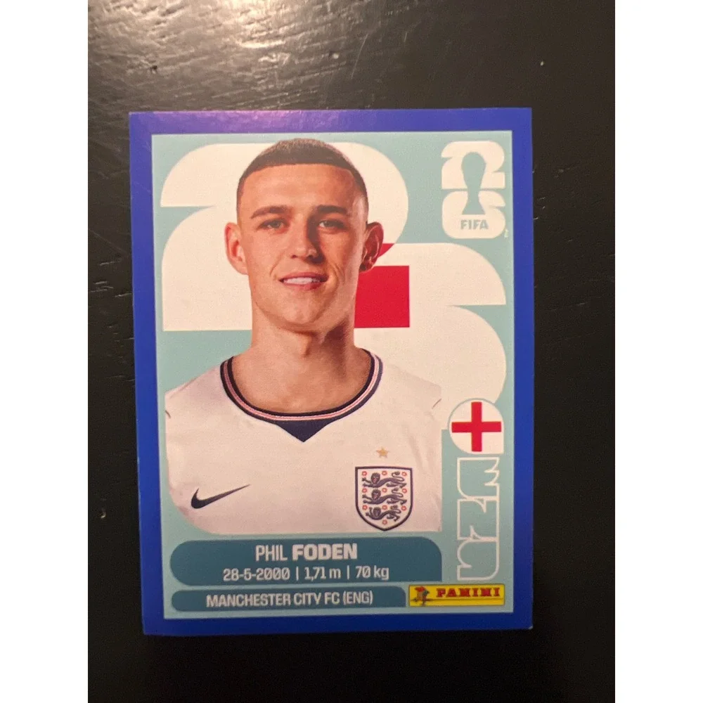 Phil Foden Panini FIFA World Cup 2026 Sticker ENG 16 Manchester Blue Border